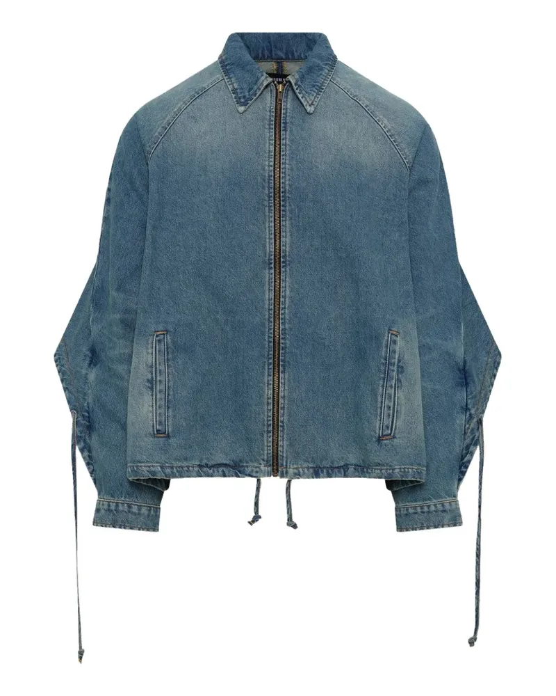 Egonlab zip-up denim jacket - Blau Blau