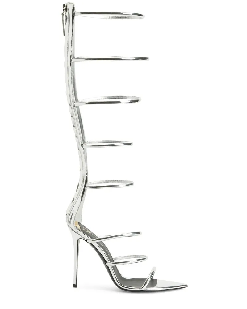 Giuseppe Zanotti Super Intriigo Sandalen 105mm - Silber Silber