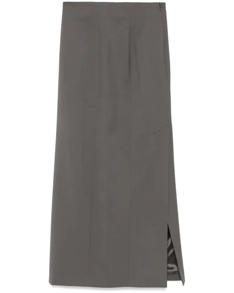 WARDROBE.NYC Column Maxirock - Grau Grau