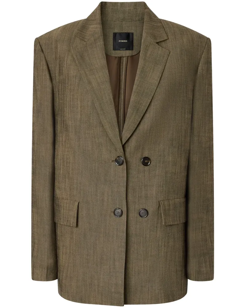 Pinko Blazer mit Zierknöpfen - Braun Braun