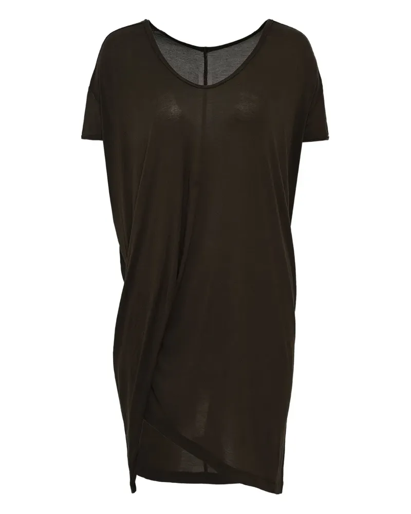 Rick Owens Hiked T-Shirt - Grün Grün