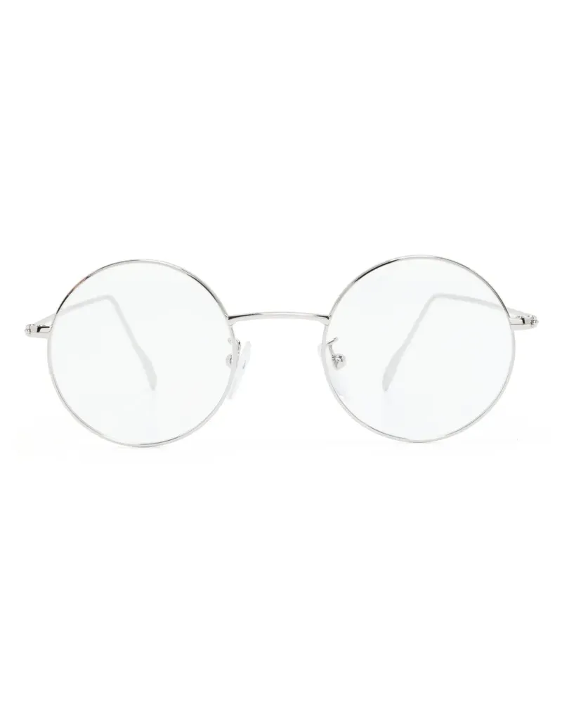 EPOS Brille mit rundem Gestell - Silber Silber