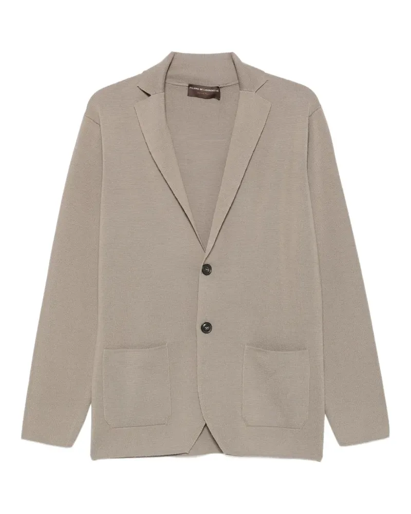 Filippo de Laurentiis Cardigan mit Knopfverschluss - Grau Grau