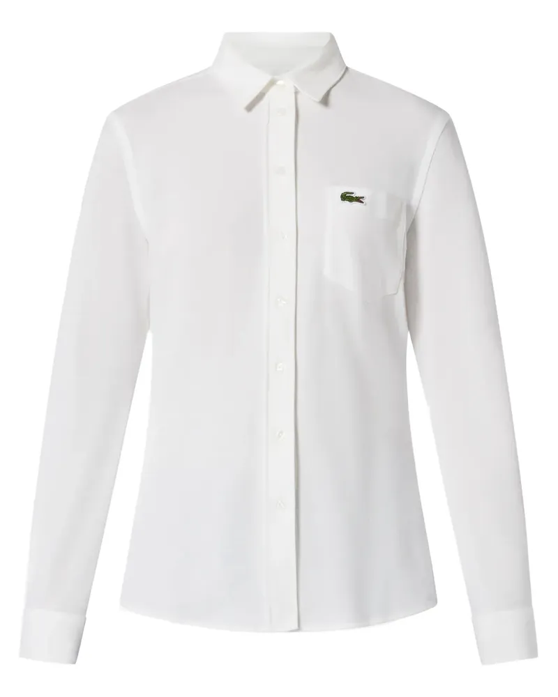 Lacoste Piqué-Hemd - Weiß Weiß