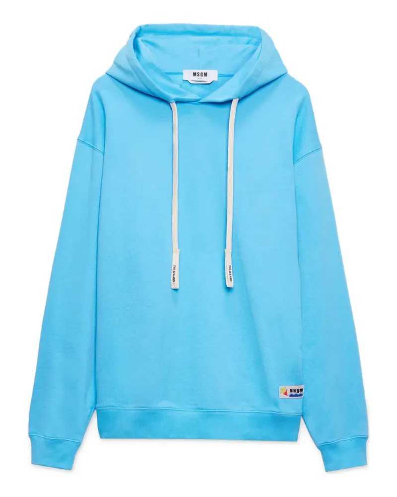 MSGM Klassischer Hoodie - Blau Blau