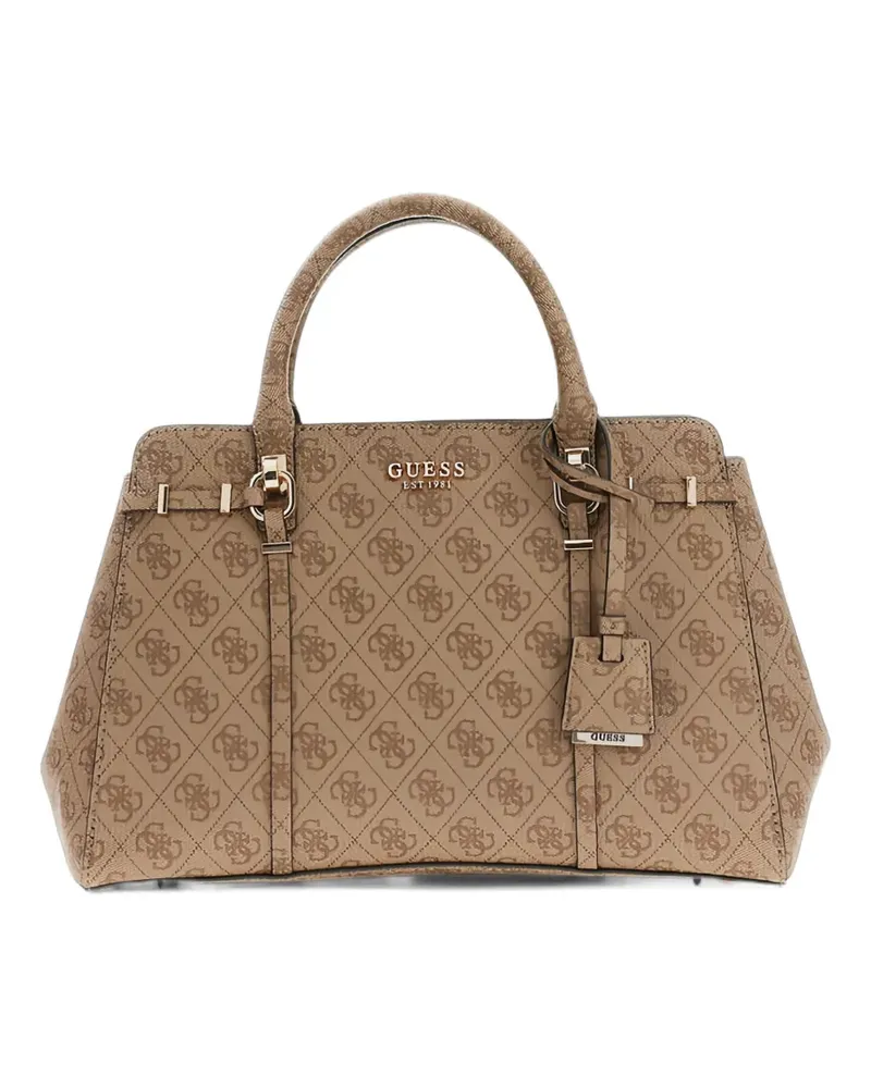Guess Leona logo handbag - Nude Nude