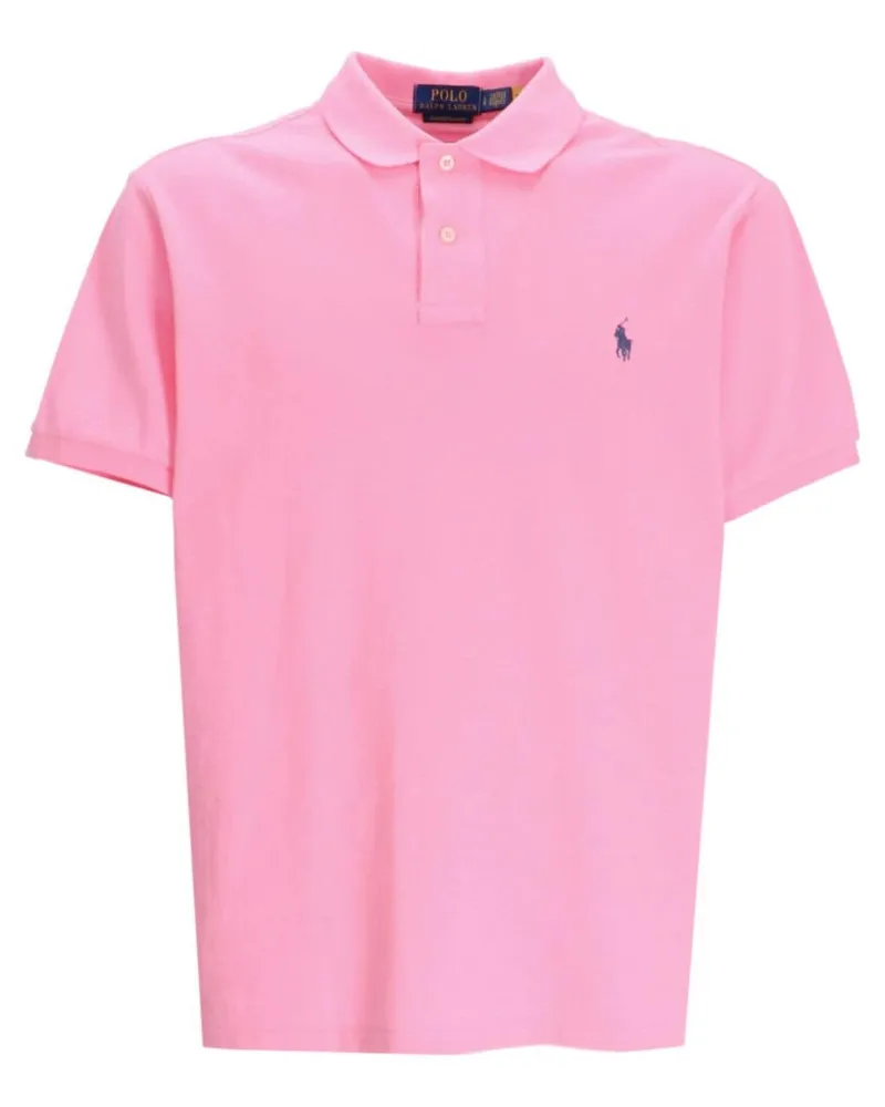 Ralph Lauren Poloshirt mit Polo Pony-Stickerei - Rosa Rosa