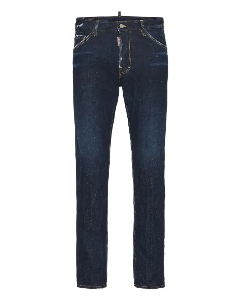 Dsquared2 Jeans in Distressed-Optik - Blau Blau