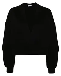 Ioana Ciolacu Sweatshirt mit V-Ausschnitt Schwarz