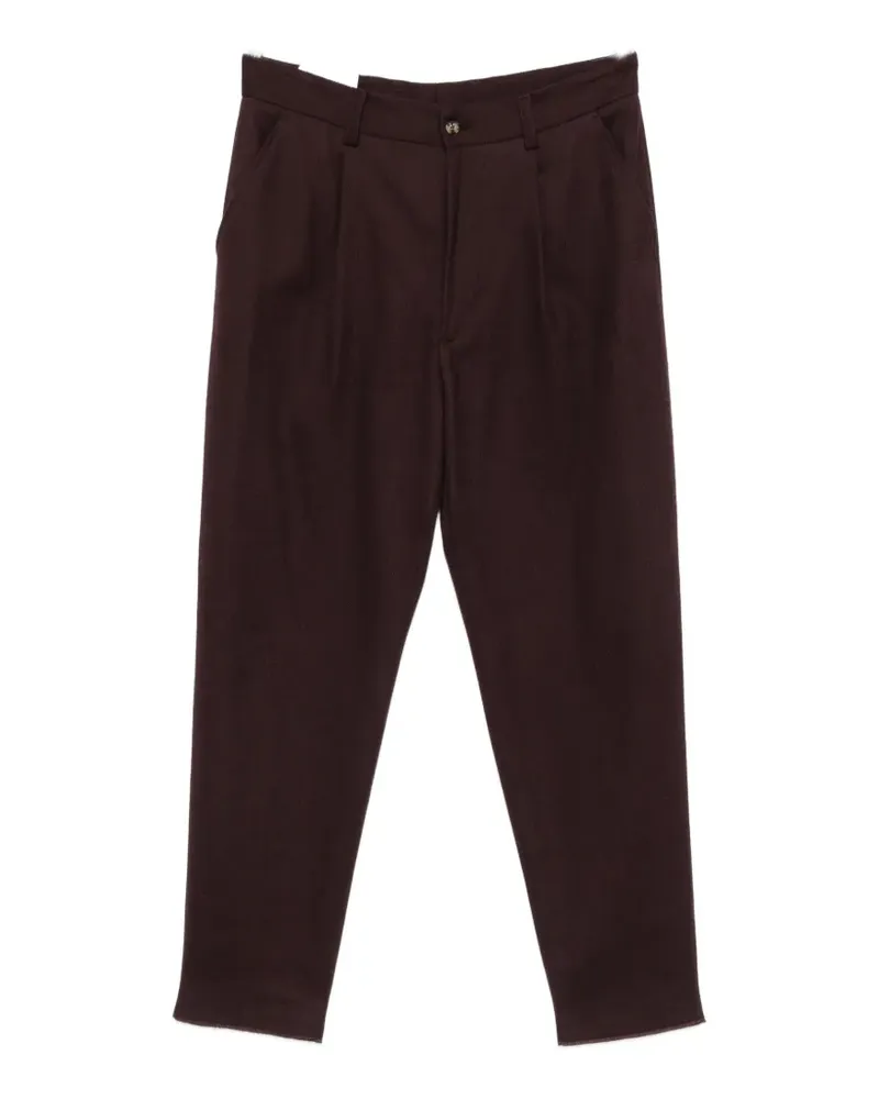Eleventy pleated-front tailored trousers - Braun Braun
