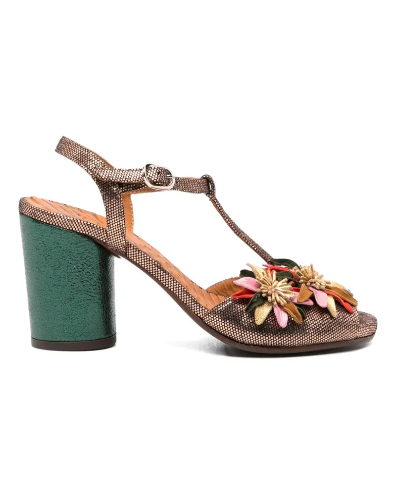 Chie Mihara Uliva Sandalen mit Blumenapplikation - Rosa Rosa
