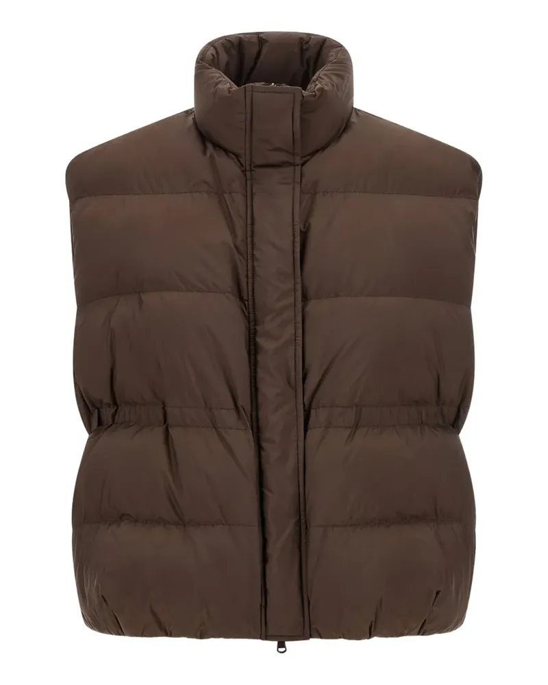 Brunello Cucinelli zip-up quilted gilet - Braun Braun