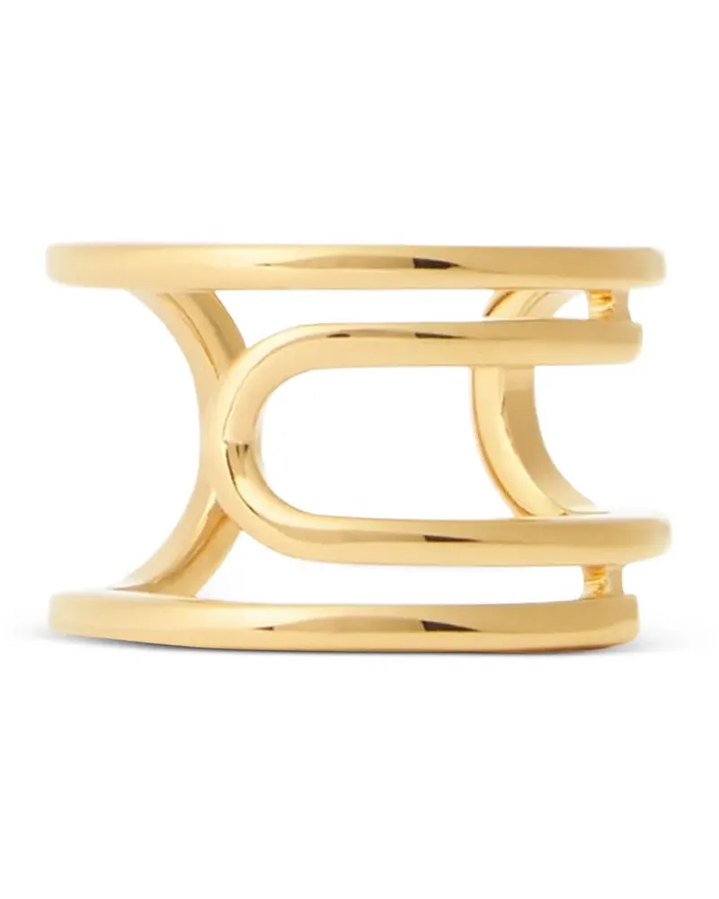 OFF-WHITE Doppelter Paperclip Ring - Gold Gold