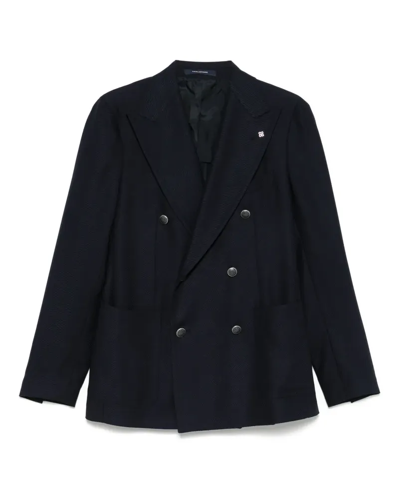Tagliatore Sakko mit Anstecknadel - Blau Blau