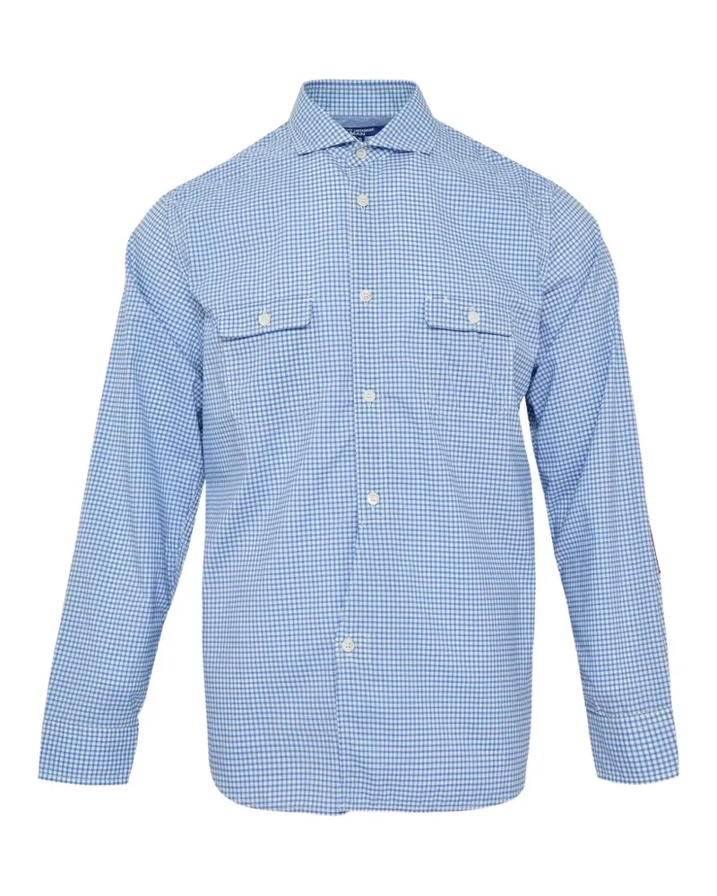 Junya Watanabe Hemd mit Karomuster - Blau Blau