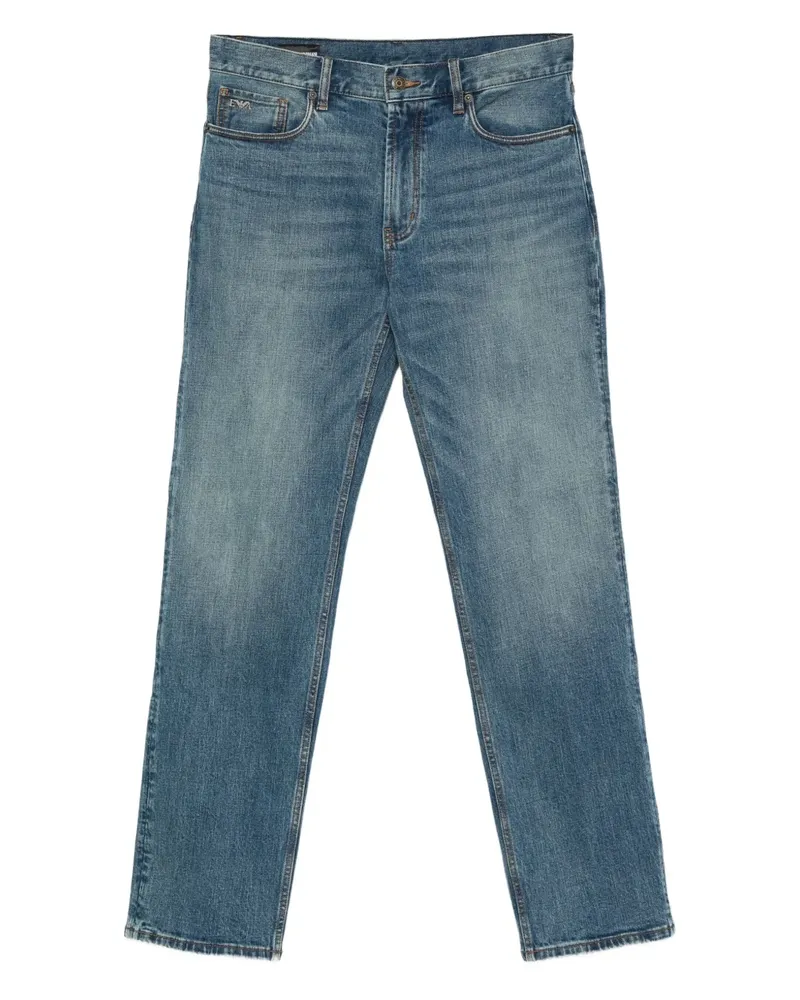 Emporio Armani Baumwoll-Ble3ND Jeans - Blau Blau