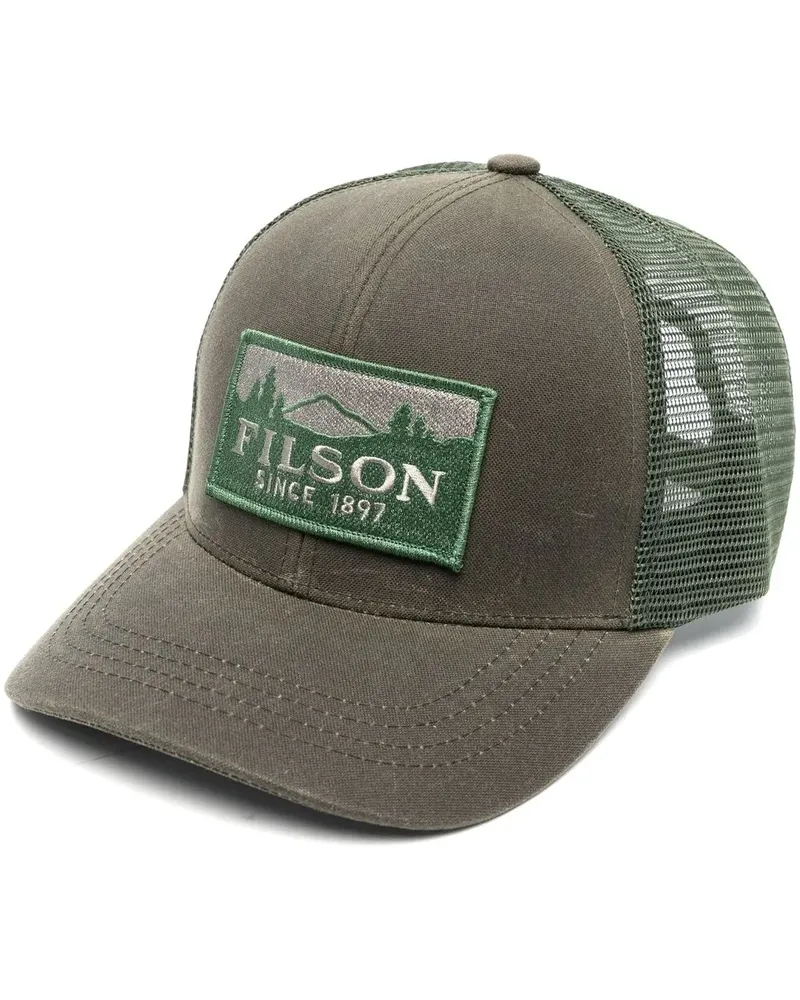 Filson Baseballkappe mit Logo-Patch - Grün Grün