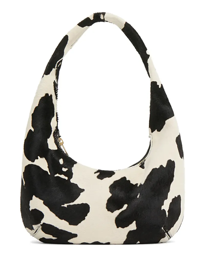 Mansur Gavriel mini Gnocchi cow-print shoulder bag - Weiß Weiß