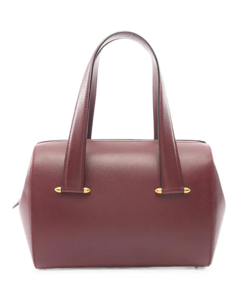 Cartier 2000s mini Must Line Boston tote bag - Rot Rot