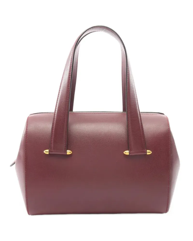 Cartier 2000s mini Must Line Boston Tote Bag - Rot Rot