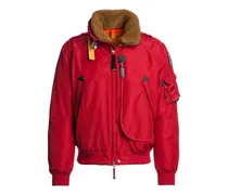Fire Bomberjacke mit Shearling-Futter - Rot