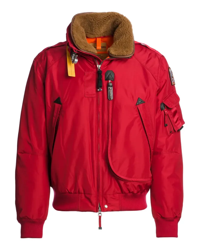 Parajumpers Fire Bomberjacke mit Shearling-Futter - Rot Rot