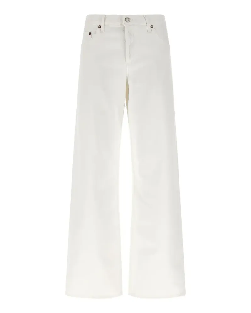 AGOLDE Jeans mit Gürtelschlaufen - Weiß Weiß