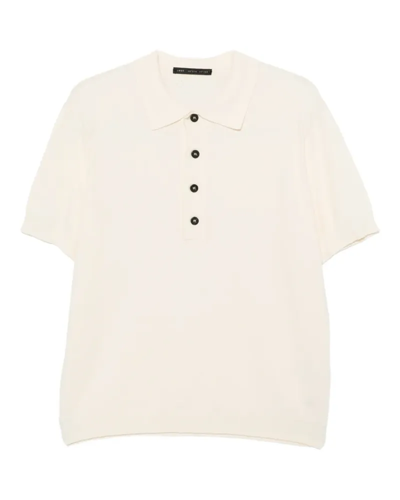 Low Brand short-sleeve polo shirt - Nude Nude