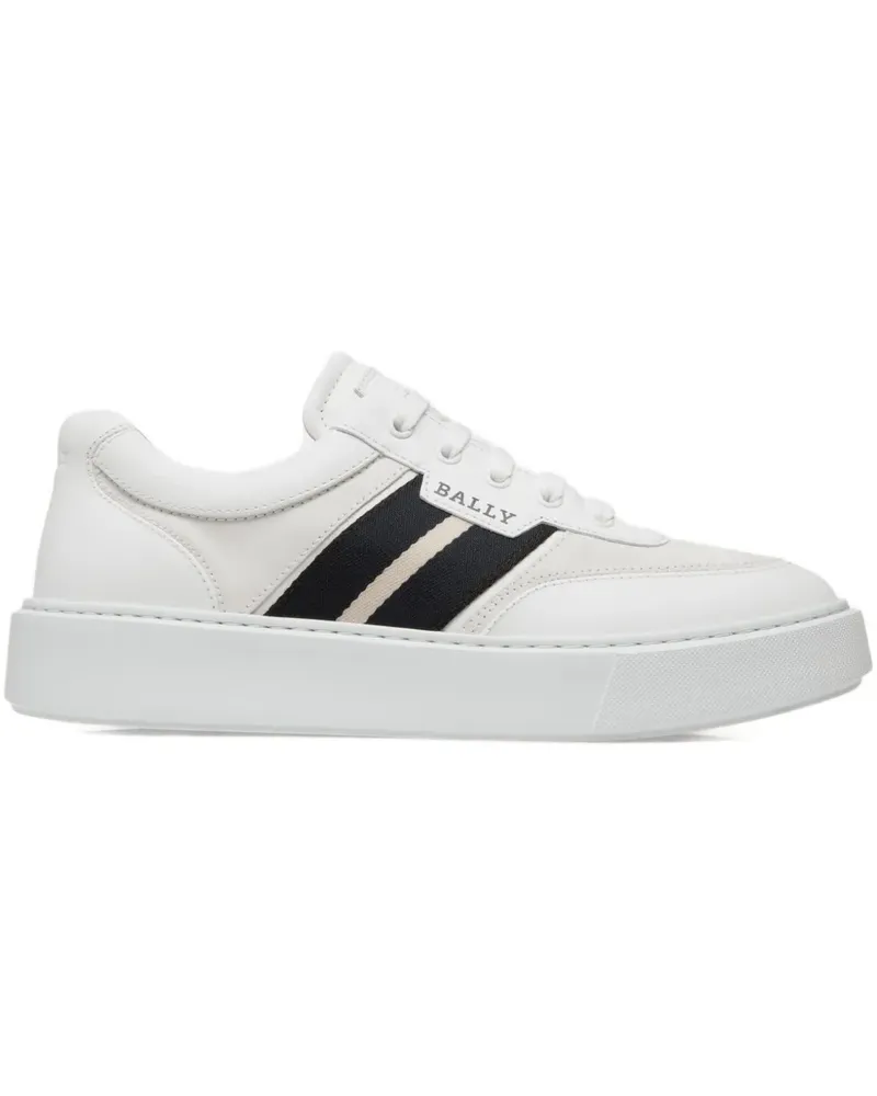 Bally Sneakers mit Streifen - Weiß Weiß
