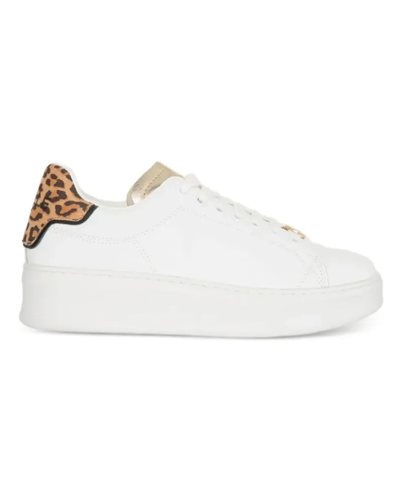 Gaëlle Bonheur logo-plaque sneakers - Weiß Weiß