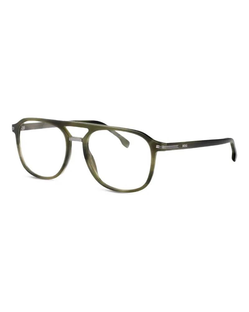HUGO BOSS Klassische Pilotenbrille - Grün Grün