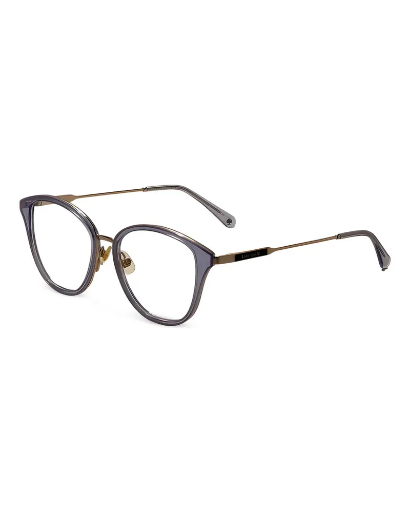 Kate Spade Geometrische Brille mit Glitter-Optik - Violett Violett