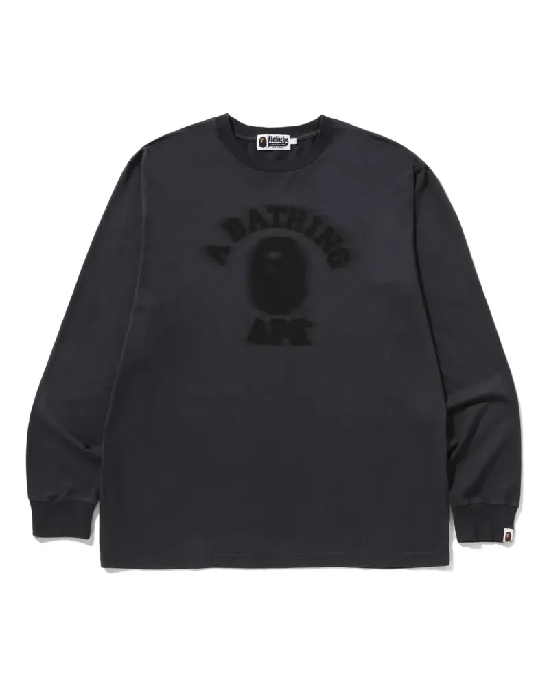BAPE long-sleeve T-shirt - Grau Grau