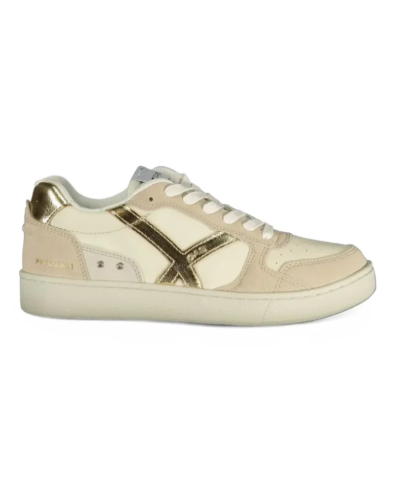 Gas Pyro Mix Sneakers mit Metallic-Effekt - Nude Nude