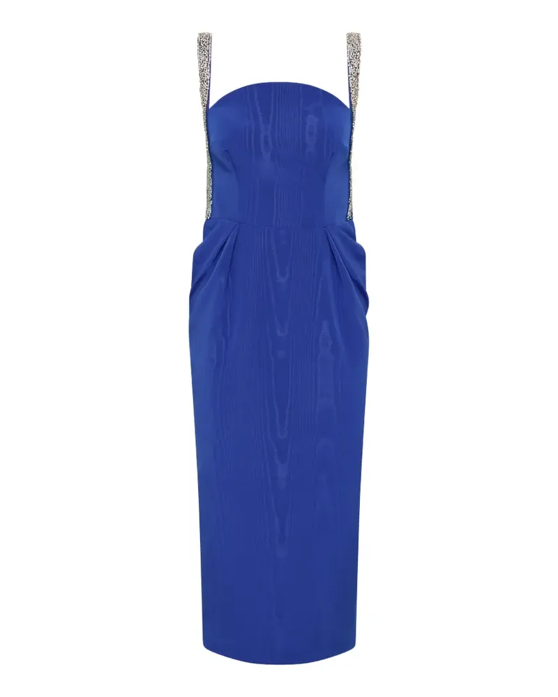 Rebecca Vallance Midikleid mit Riemen - Blau Blau