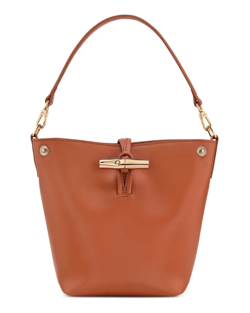 Longchamp Mini Le Roseau Beuteltasche - Braun Braun