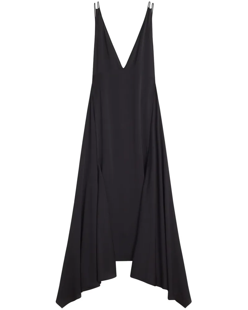 Lanvin Kleid aus Seide - Schwarz Schwarz