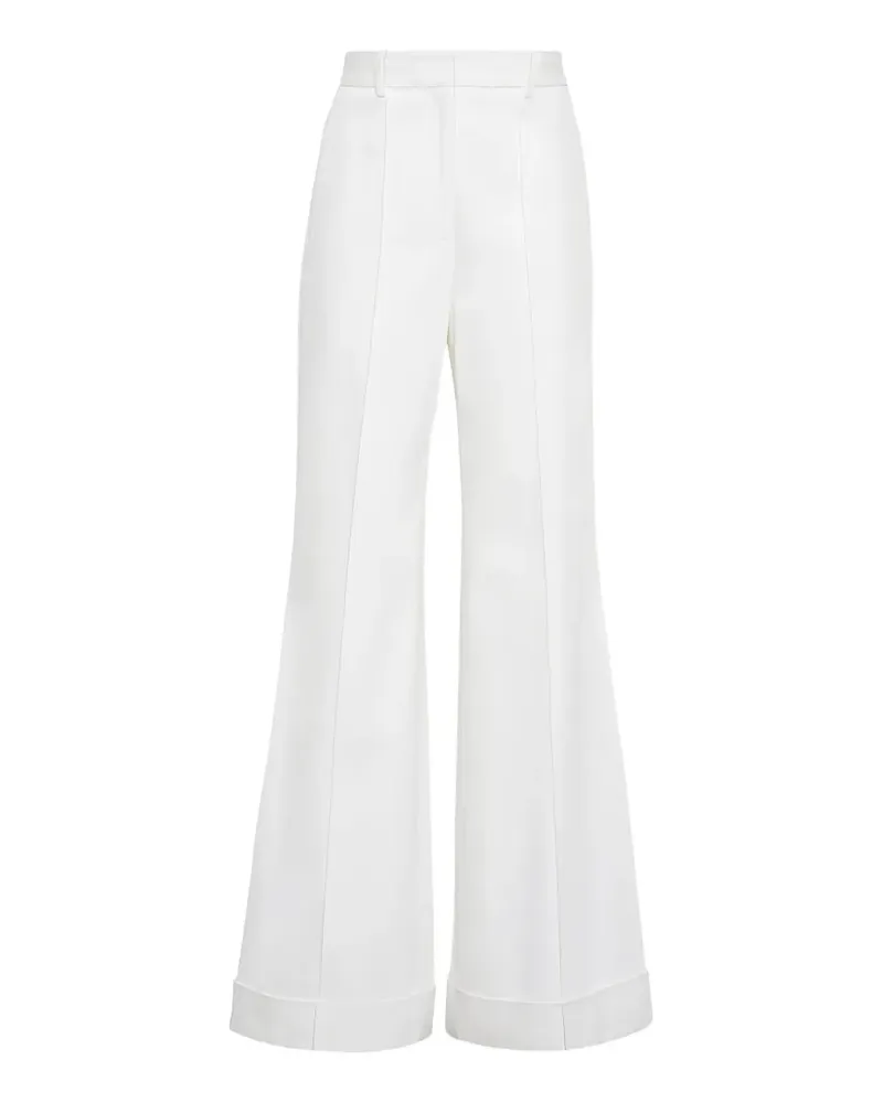 Adam Lippes Deeda Schlagjeans - Weiß Weiß