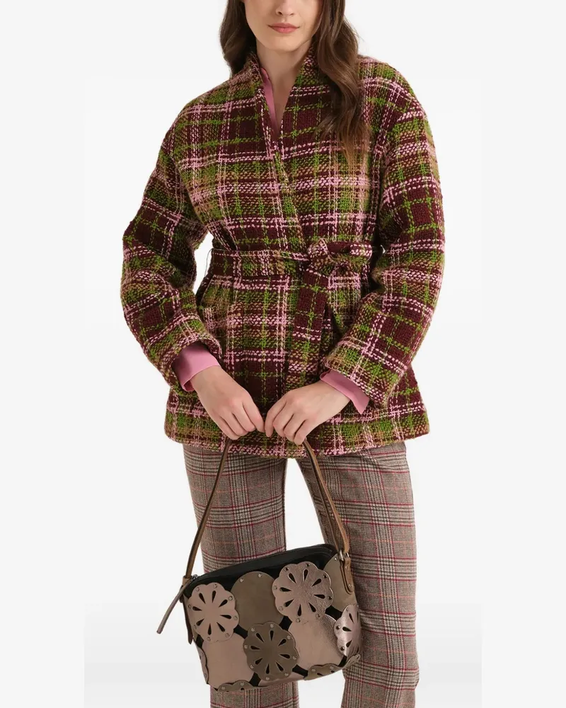 Maliparmi Cabanjacke aus Bouclé - Grün Grün