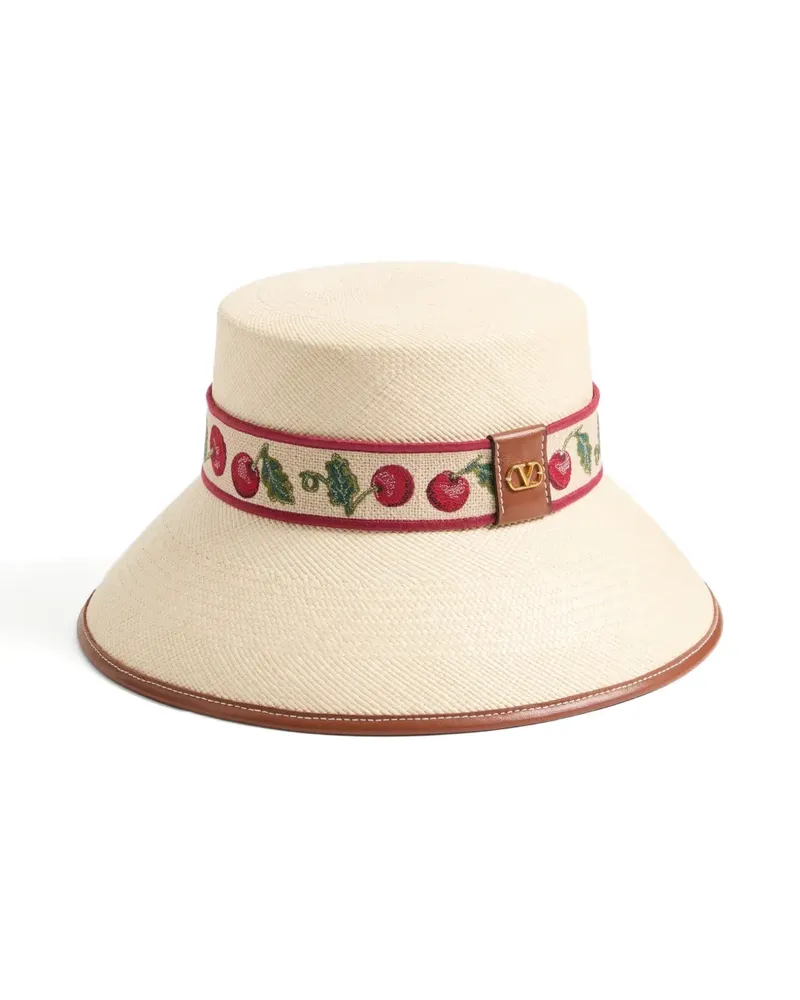 Valentino Garavani Fischerhut mit Stickerei - Nude Nude