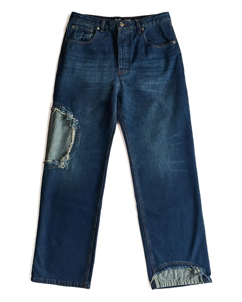 Edward Cuming Circle Window Jeans - Blau Blau