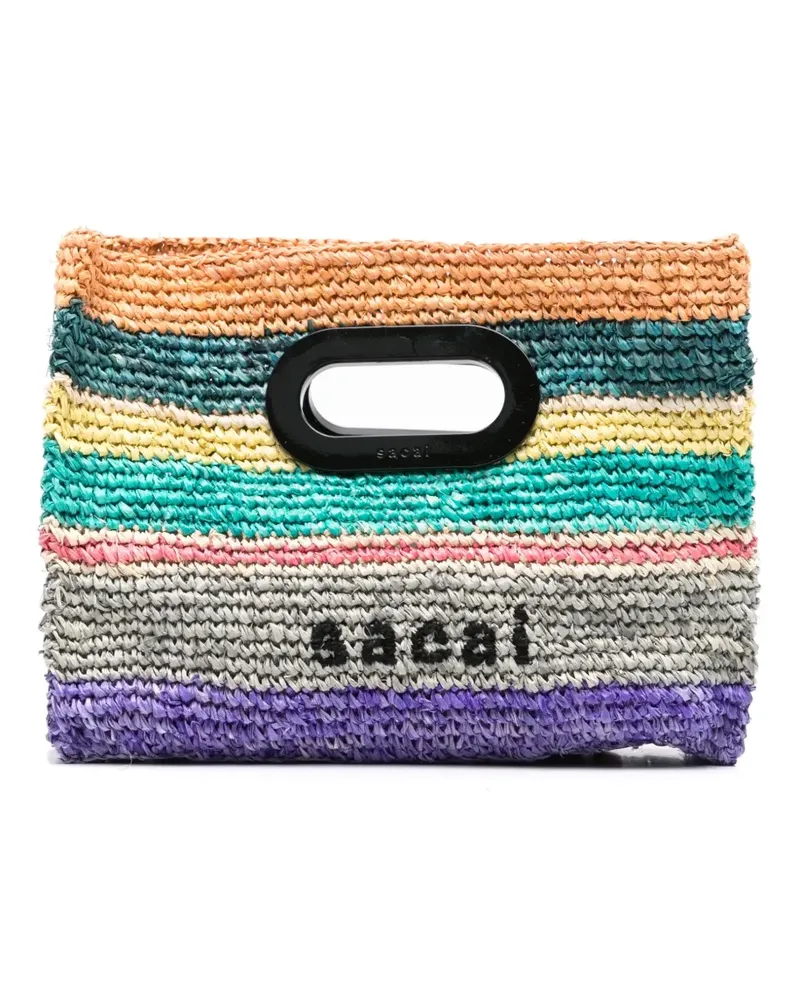 Sacai Kleiner New Shopper Tote Bag - Grün Grün