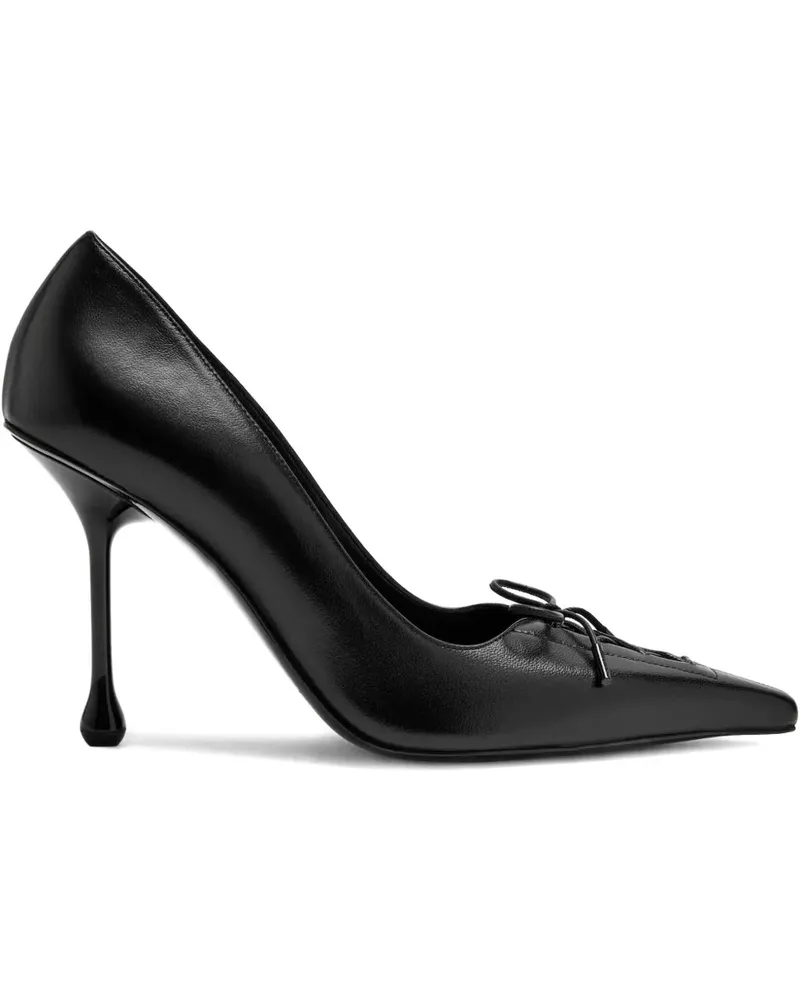 Jimmy Choo 95 Scarlett laced pumps - Schwarz Schwarz