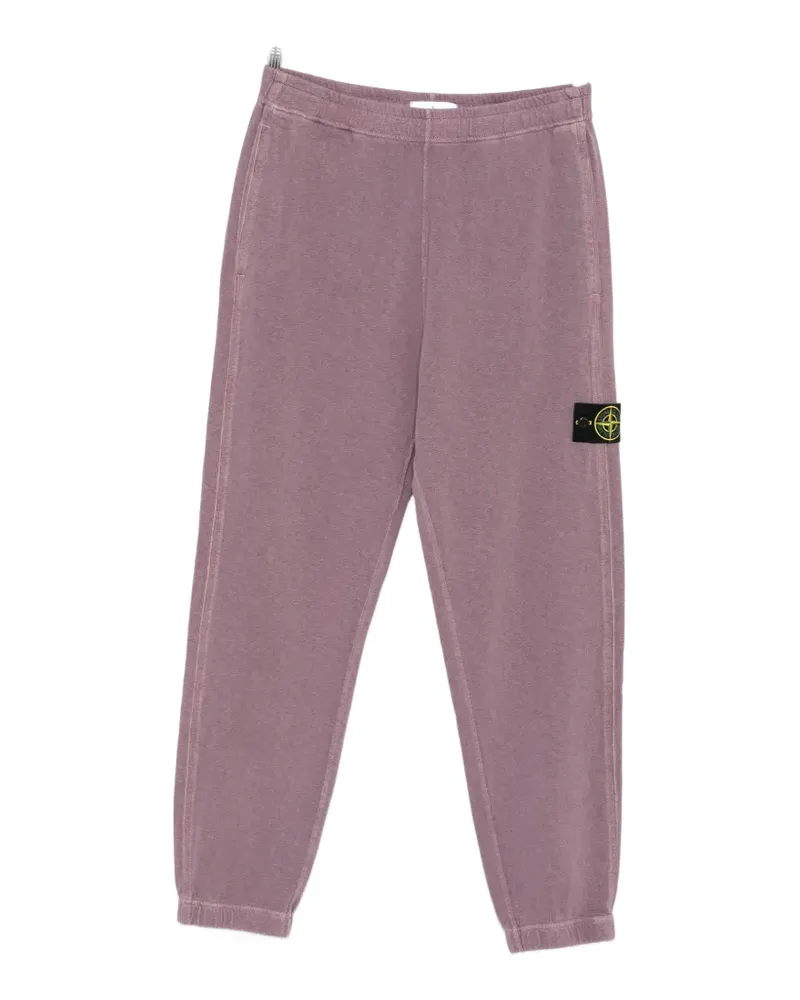 Stone Island logo-patch track pants - Violett Violett
