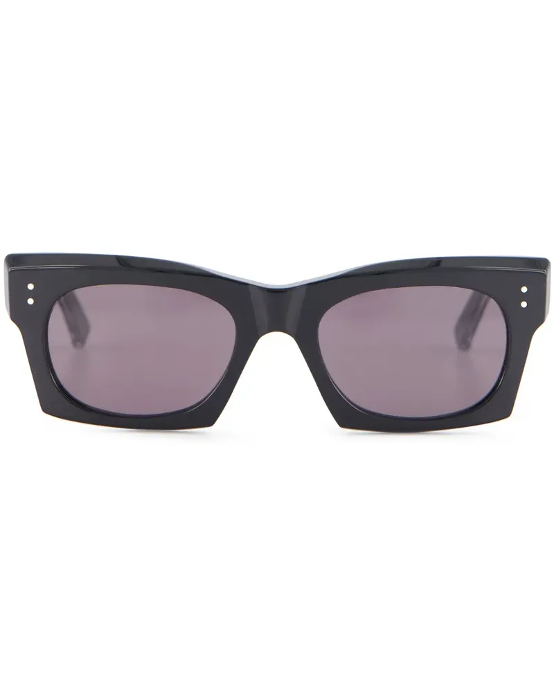 RETROSUPERFUTURE Edku Sonnenbrille - Schwarz Schwarz