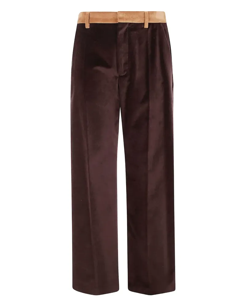Marni pocket contrast trousers - Braun Braun