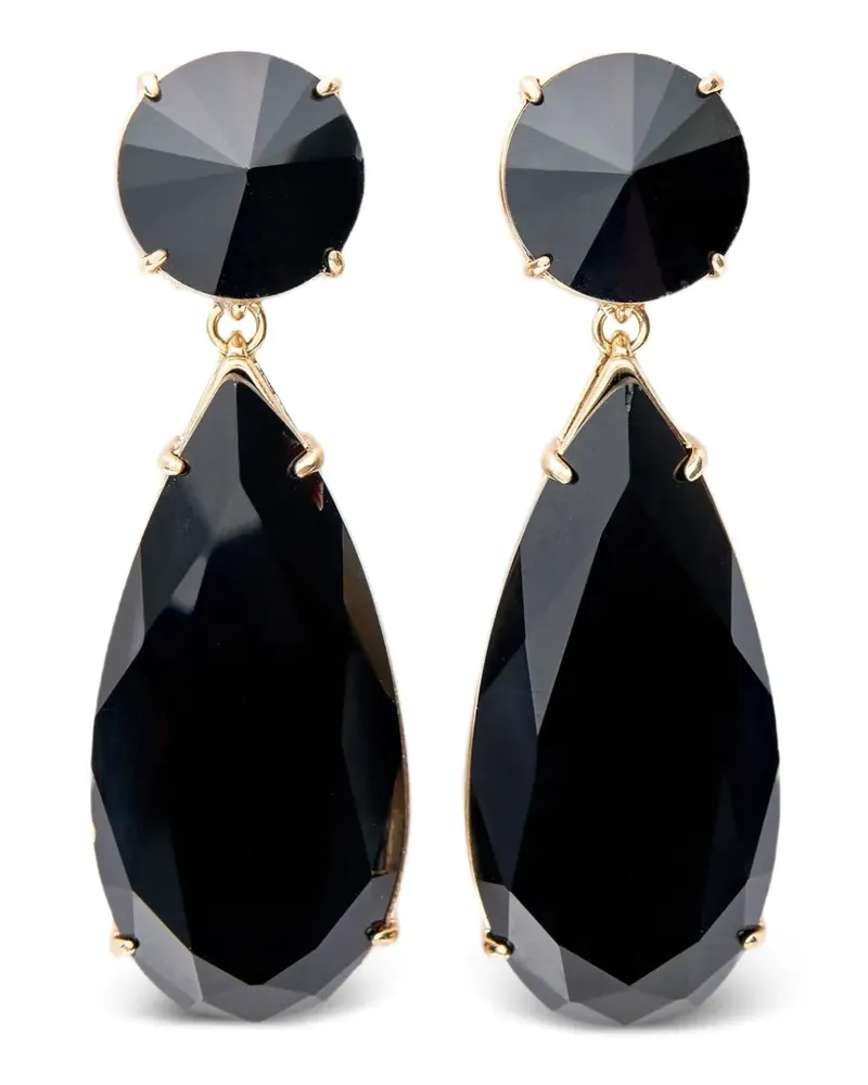 Carolina Herrera New York Ohrringe mit Kristallen - Gold Gold