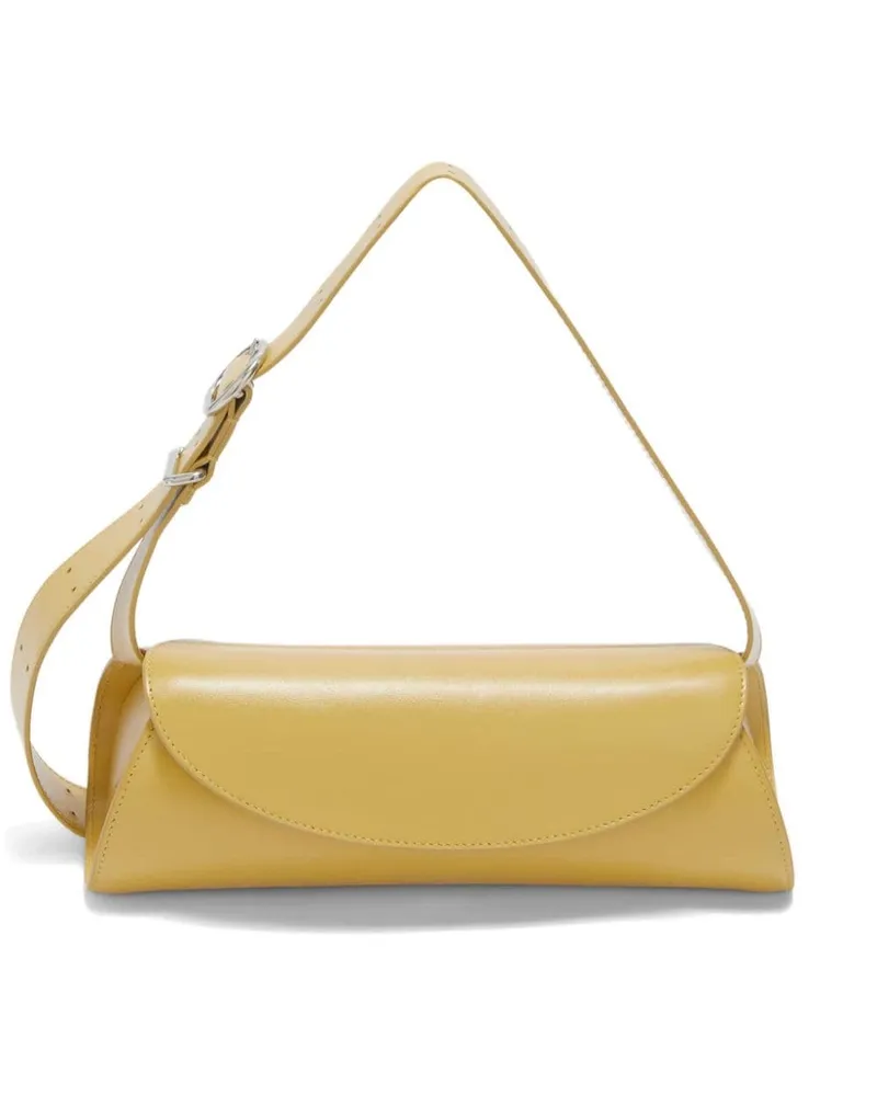 Jil Sander Kleine Cannolo Schultertasche - Gelb Gelb