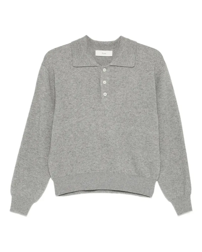 Dunst Poloshirt aus Kaschmir - Grau Grau