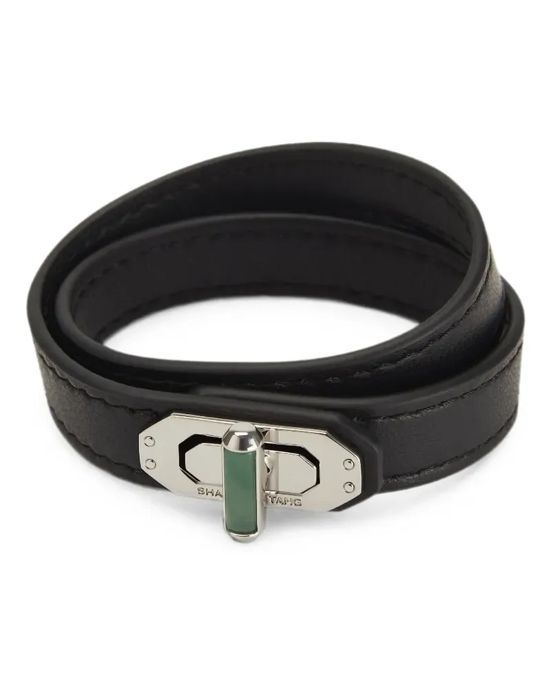 Shanghai Tang Tang Locket wrap bracelet - Silber Silber
